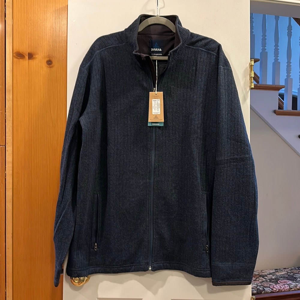Prana Barclay zip sweater-men’s XXL-NWT